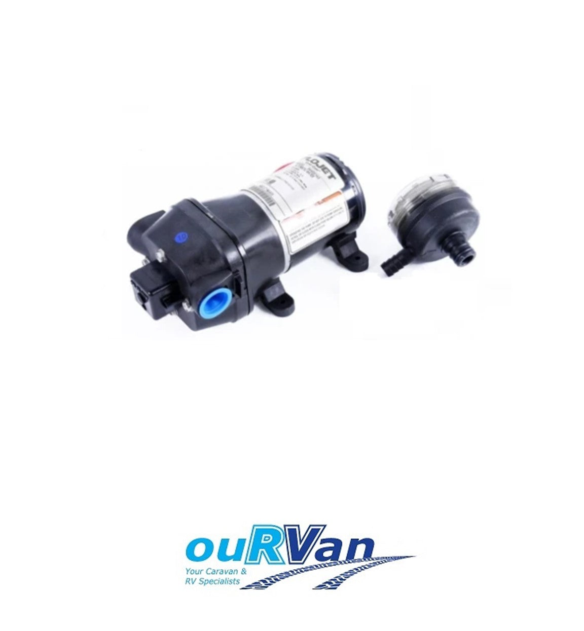 Flojet 12V Fresh Water Auto Pump & Filter 12.5lpm 35psi
