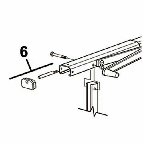 CAREFREE AWNING CENTRE GROUND SUPPORT RAFTER PIN KIT JAYCO