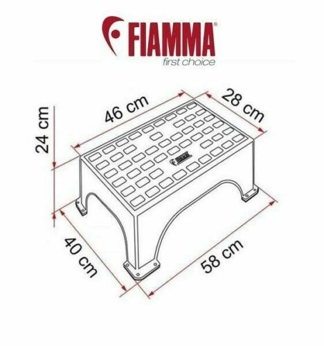 Fiamma Magnum Caravan Step Heavy Duty Large Plastic Premium Step 000745