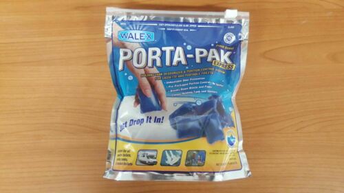 1x Walex Porta-pak-15 Sachet Blue Toilet Chemical 040873