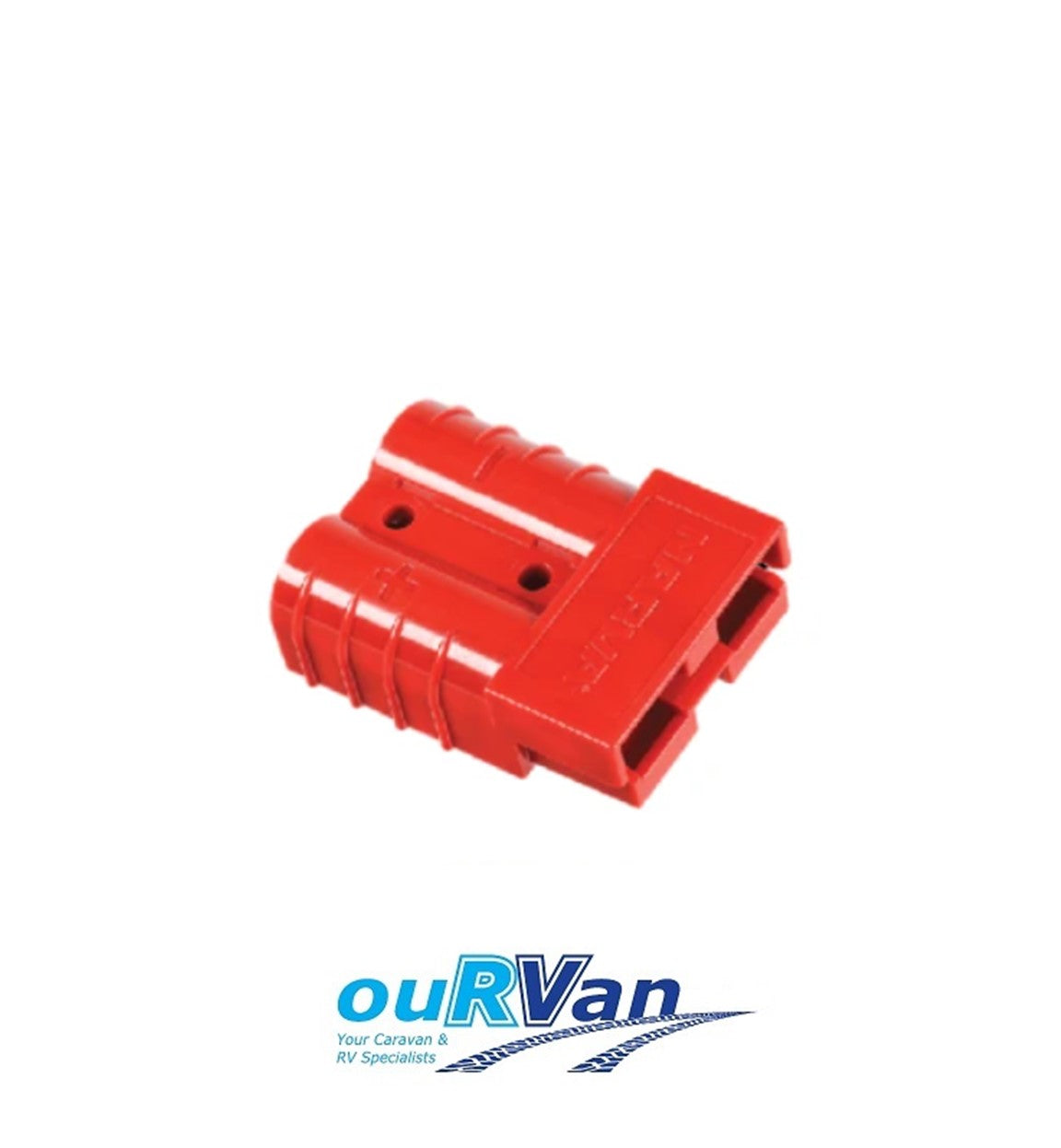 Narva Red Heavy Duty 50 Amp Connector Housing With Copper Terminals
