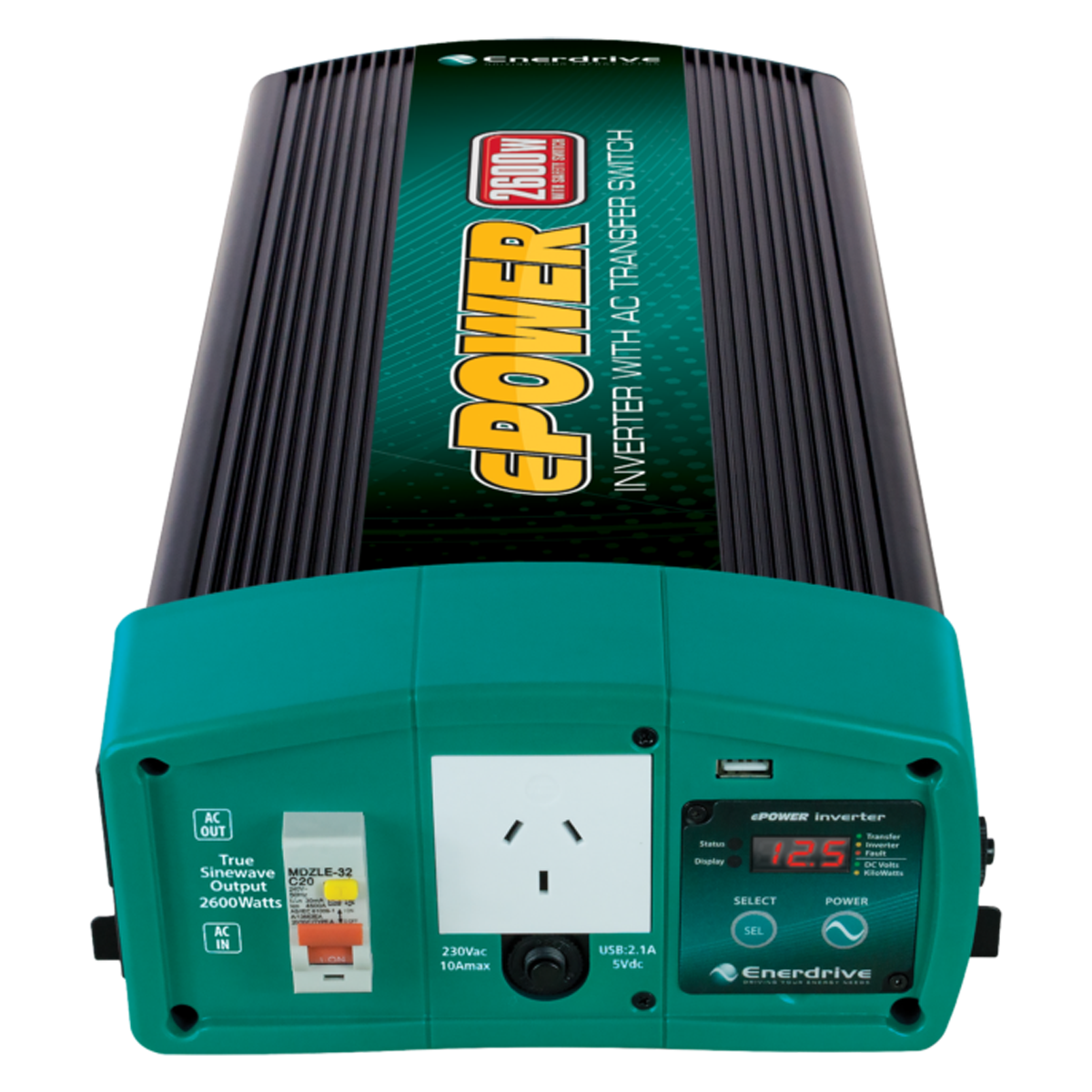 ePOWER 2600WX Inverter + DC Cable Pack