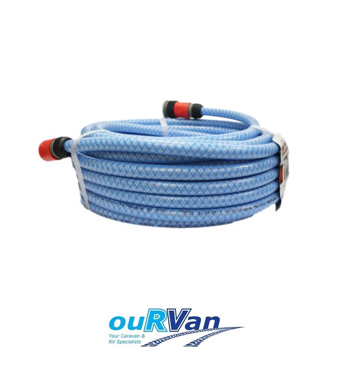 DRINKING WATER HOSE 20M X 12MM WITH FITTINGS CARAVAN