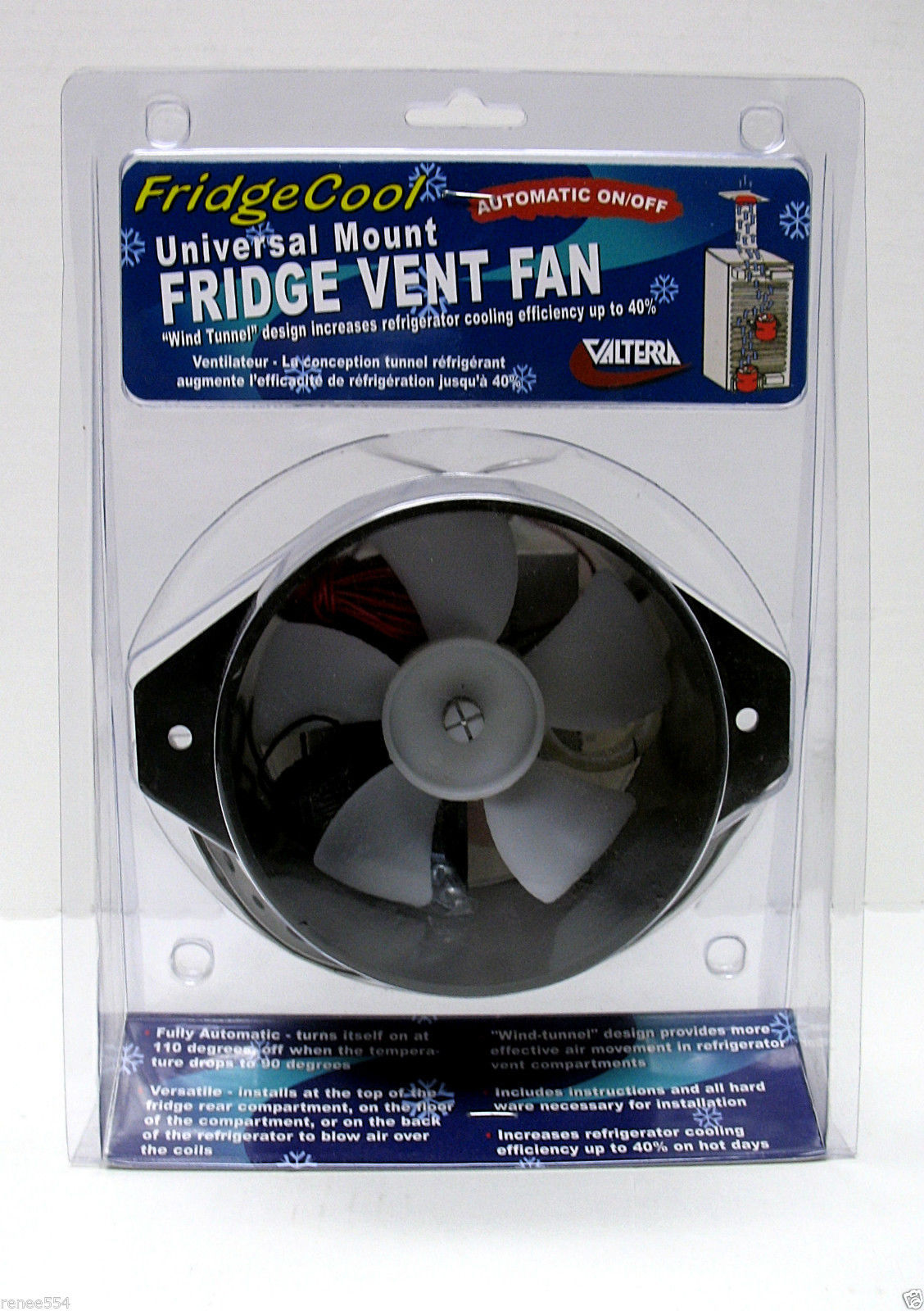 Valterra 3 Way Fridge Fan A10-2618VP