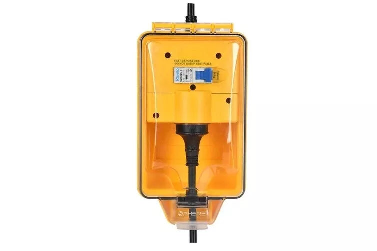 Sphere 15A to 10A AC Power Adaptor | Yellow | 240VAC – 500-04522