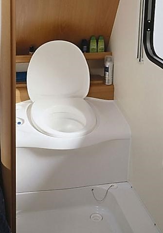 Thetford Cassette Toilet C402C - Left Hand Door - White