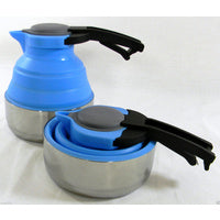 Collapsible Silicone Kettle 1.8L - Blue