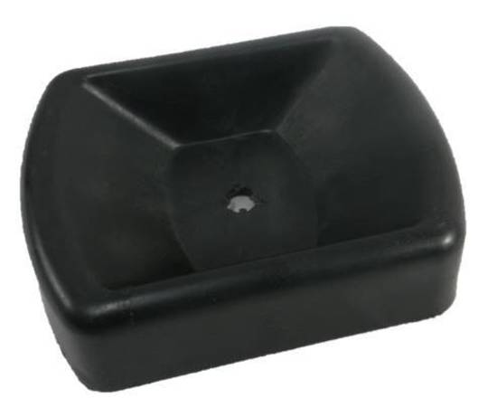 Jockey Wheel Receiver 6" Rubber