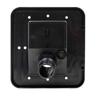 RV Flomaster Gravity Water Inlet Hatch - Black