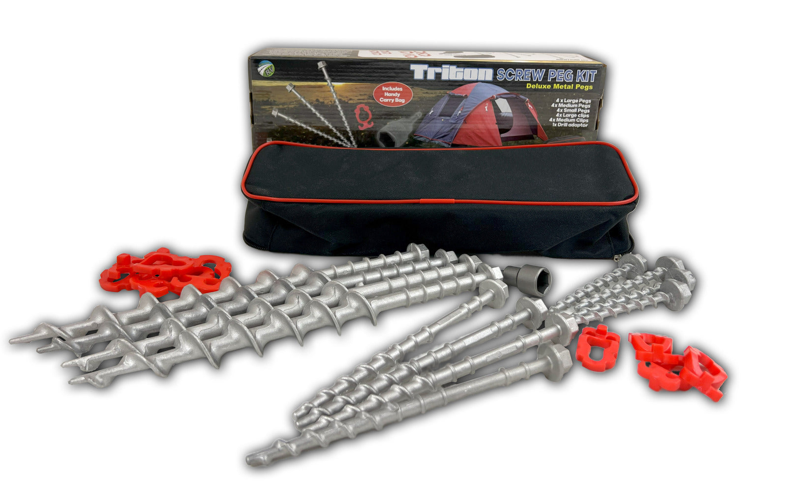 Triton Screw Peg Kit - Deluxe Metal