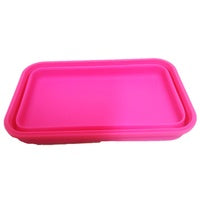 Collapsible Silicone Rectangle Container 5L - Pink