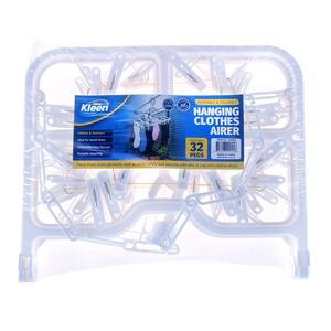 Clothes Pegs Airer 32 Peg