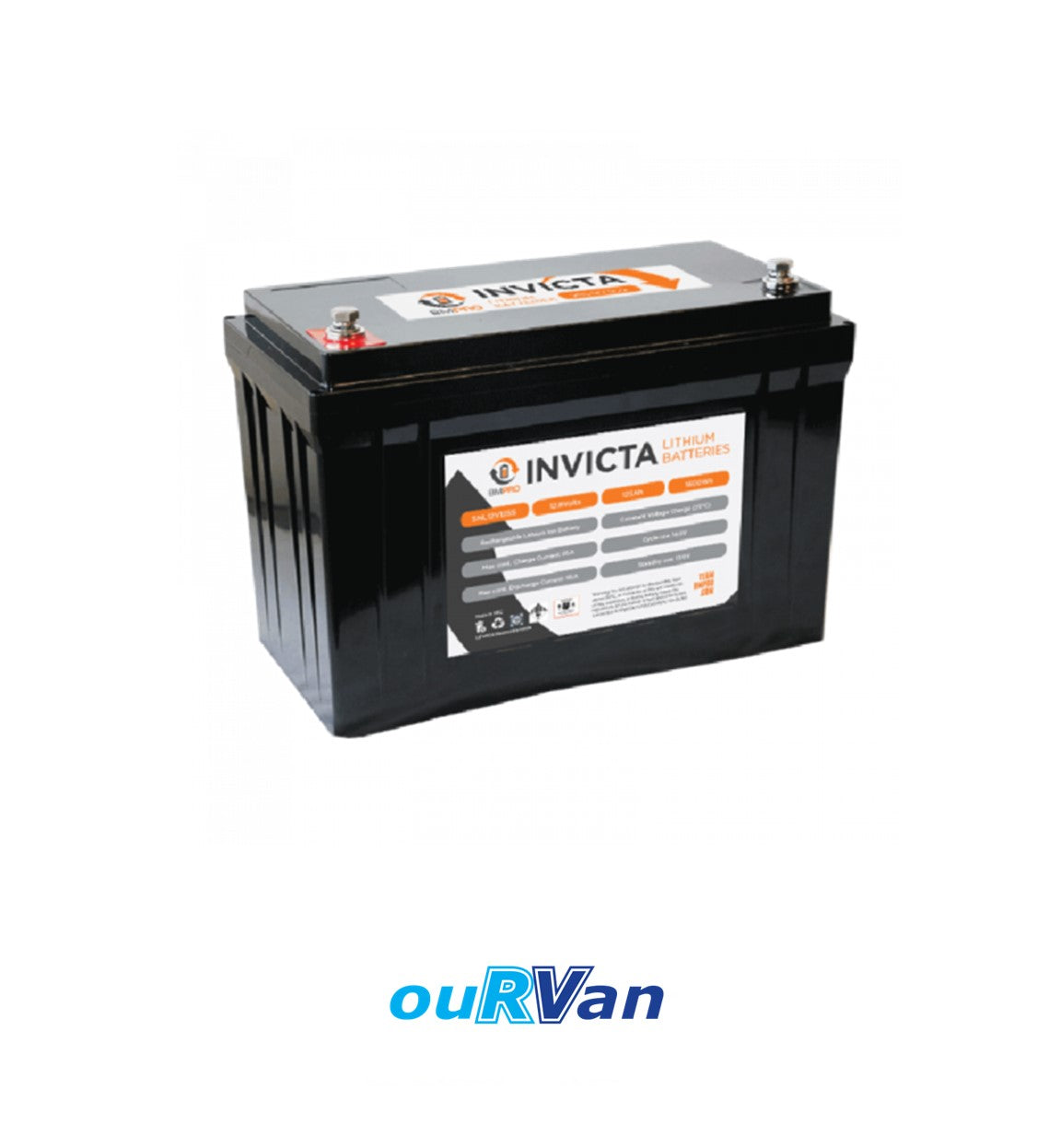 BMPRO Invicta 125Ah Lithium Battery