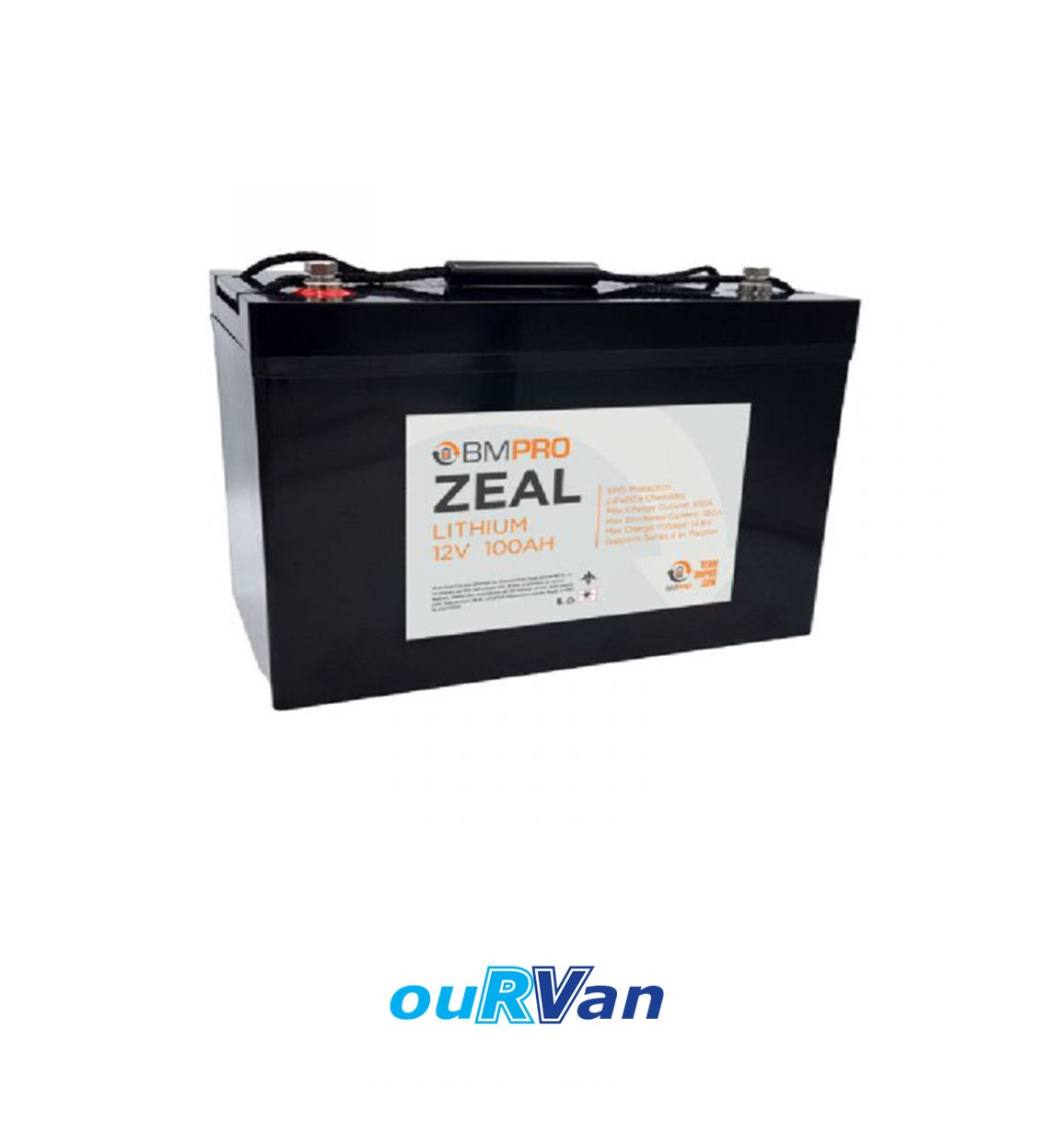 BMPRO Zeal 100Ah Lithium Battery