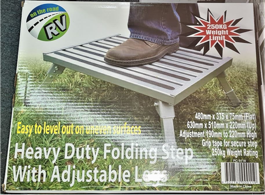 Adjustable Folding Caravan Step