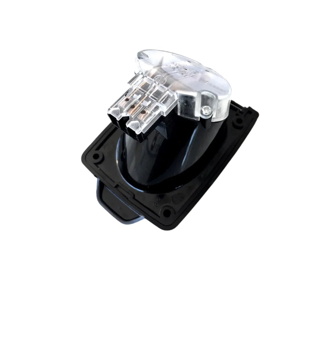 Black CMS 15 Amp Plug Power Inlet IP44