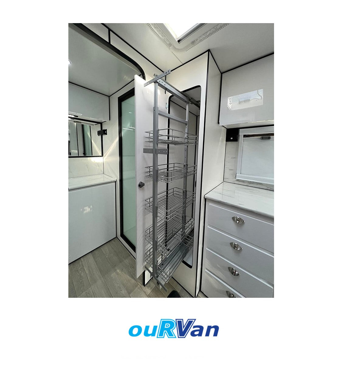 Tall Sliding Pull-out Pantry