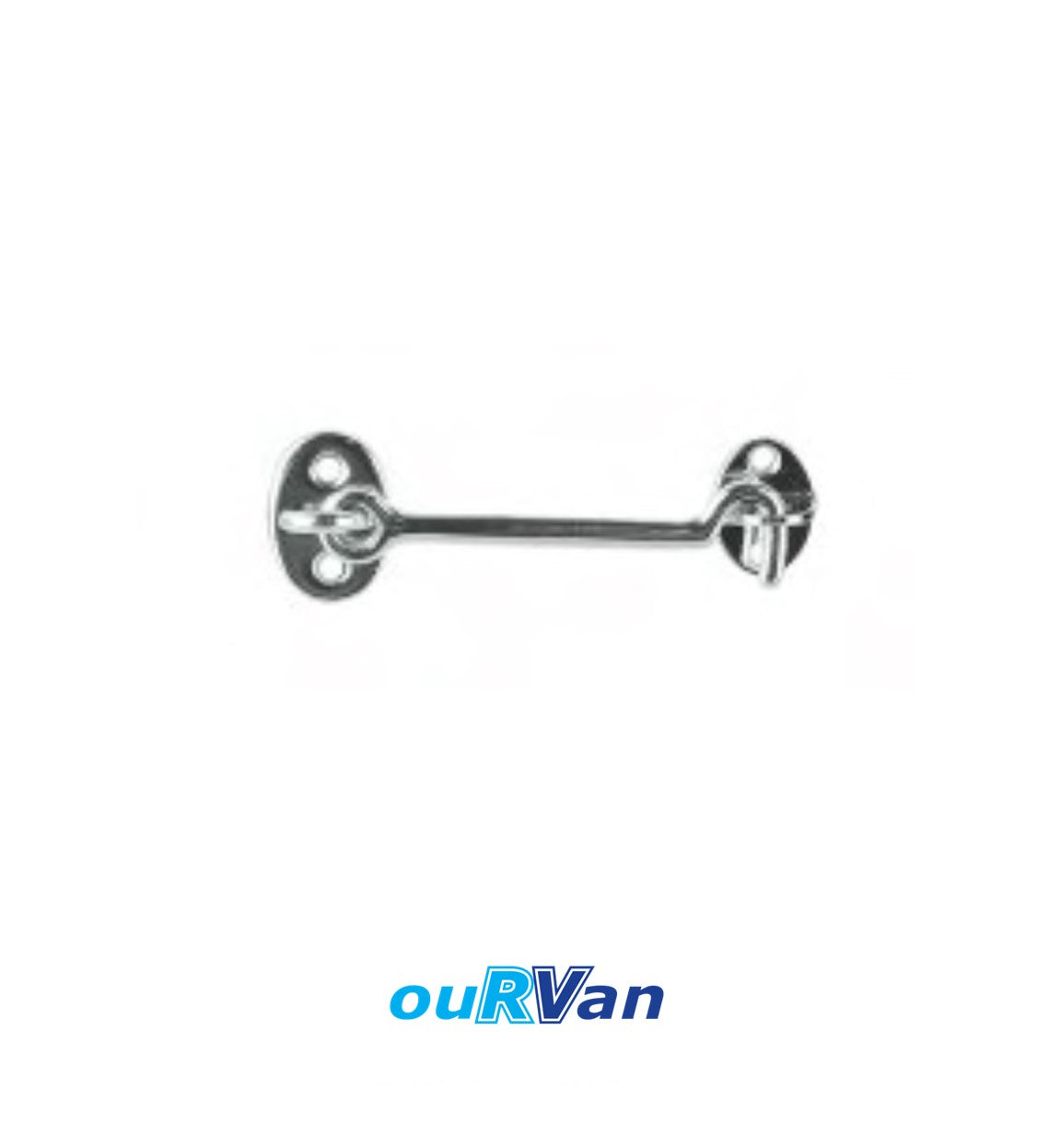 Cabin Hook and Eye Brass 100mm