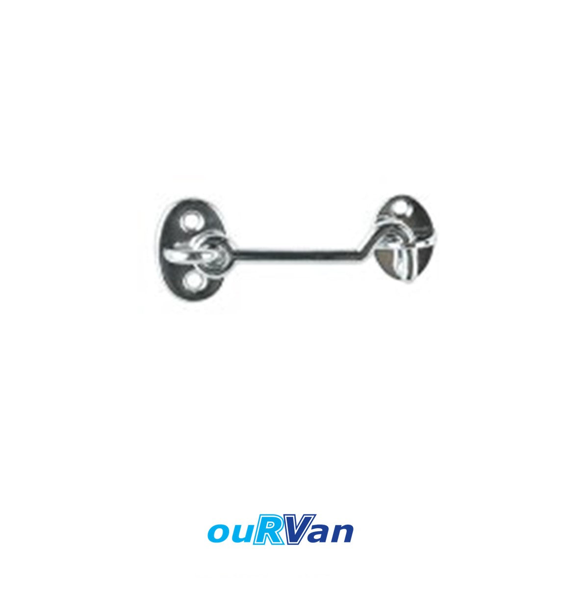 Cabin Hook and Eye Brass 50mm