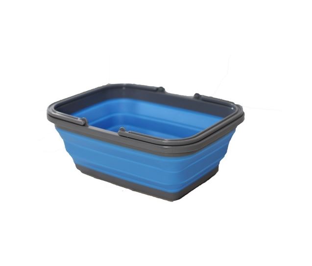 Collapsible Silicone Basket with Handles