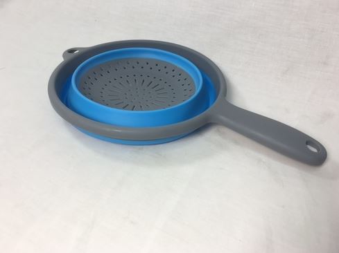 Collapsible Silicone Colander with Handle