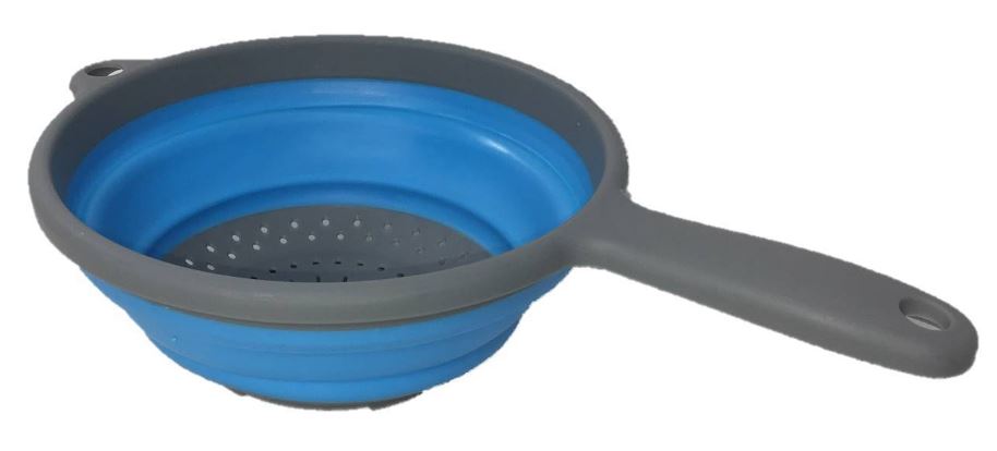 Collapsible Silicone Colander with Handle