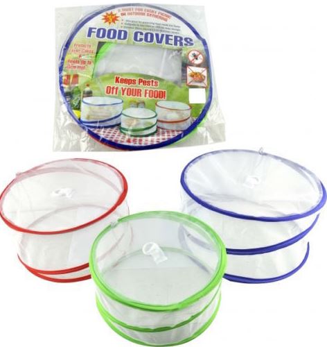 Food Covers Pop Up Set of 3