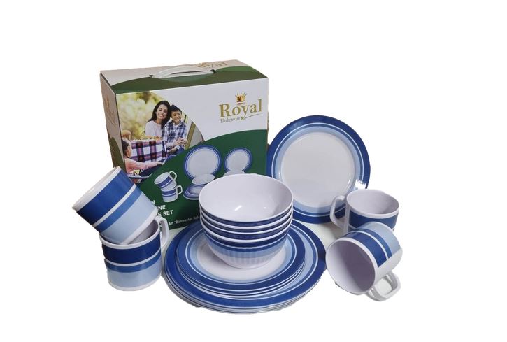 Royal Kitchenware Ocean 16 Piece Melamine Set