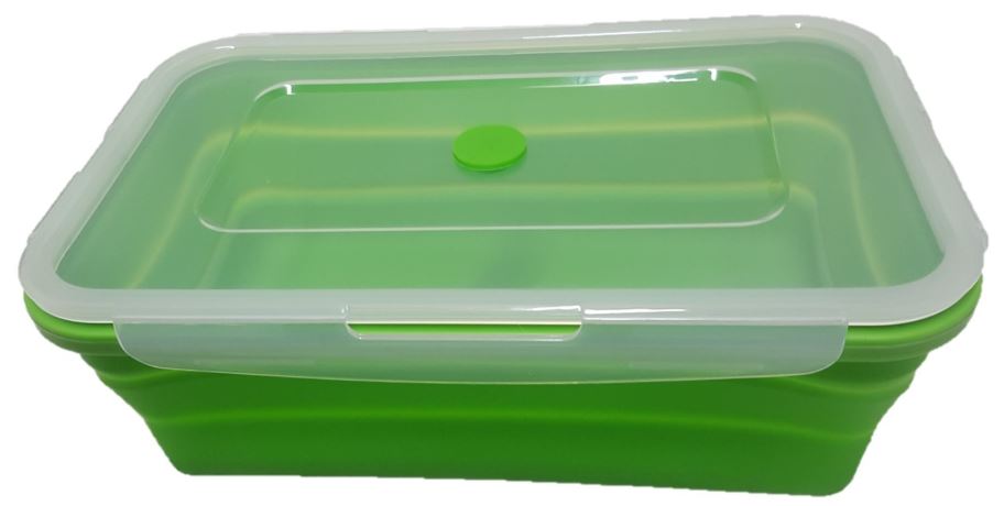 Collapsible Silicone Rectangle Container Large 3L