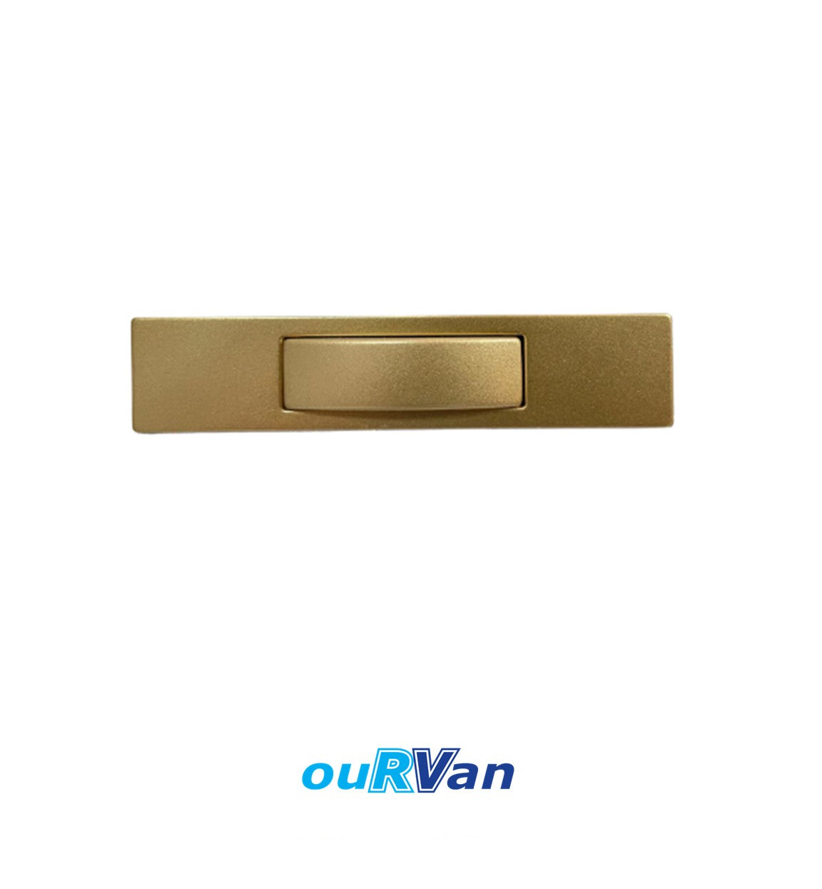 Flush Mount Cabinet Lock Gold