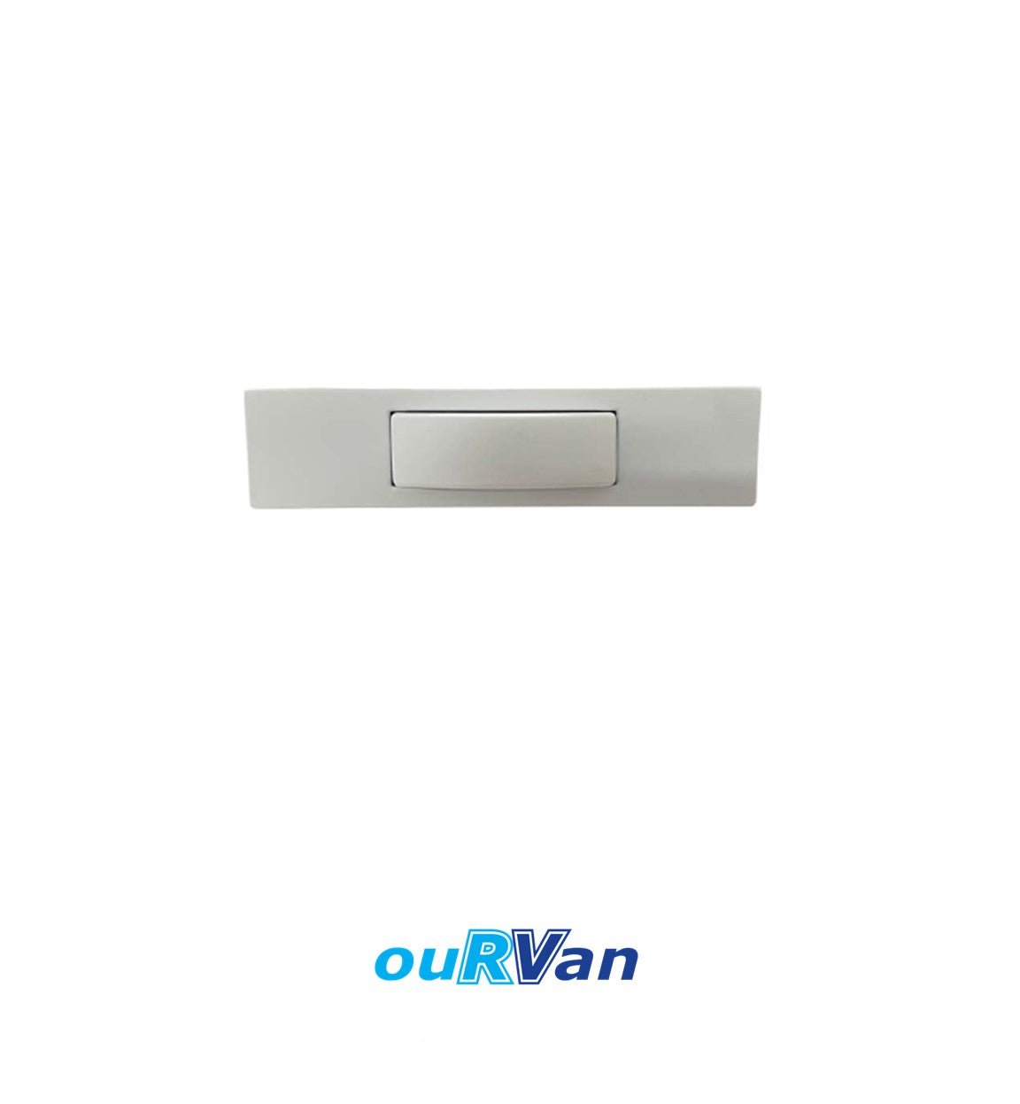 Flush Mount Cabinet Lock White