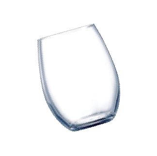 Crystal Clear Tritan Stemless White Wine Glasses 16oz - Set of 4