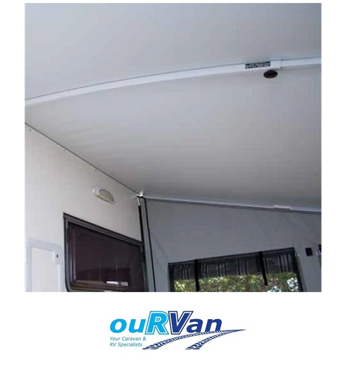 Aussie Traveller Curved Roof Rafter White 026000000000000
