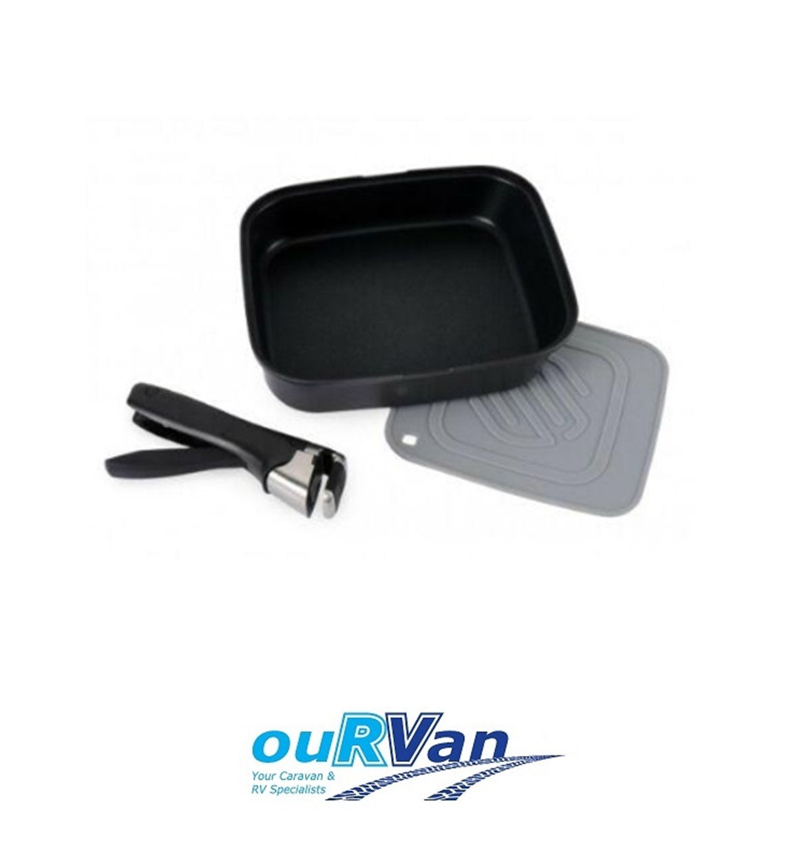 SMARTSPACE FRY PAN CARAVAN NON STICK SMART SPACE 040368 CAMEC JAYCO