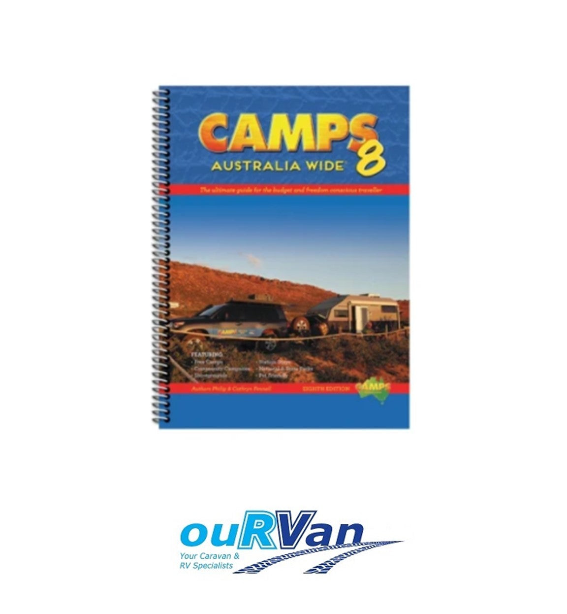 Camps Edition 8 Australia Wide Book 043068 Caravan Camping Motorhome Rv