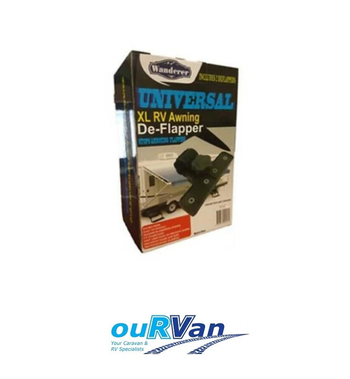 Universal Awning Deflappers Suits Pop Top And Caravan Xl- Rv Max Anti Flap