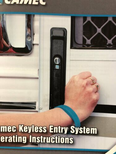 Camec Keyless Entry 3 Point Door Lock Handle - Left Hand - 044435 - Caravan