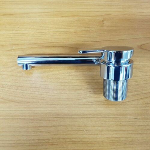 Dometic Low Profile Sink Mixer Tap Hot Cold Chrome Brass NM728 Folding Tap
