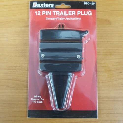 12 Pin Trailer Plug Flat Suit 4x4 4wd Caravan Jayco New Age Camper