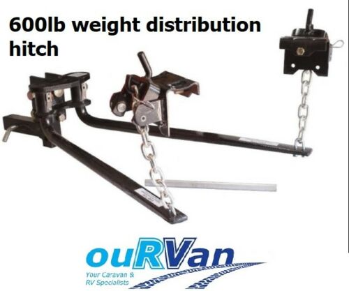 600LB Weight Distribution Hitch Load Leveller System 30" Bars