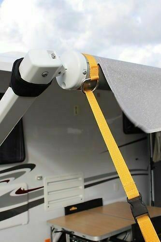 2x Awning Storm Tie Down Straps Supapeg