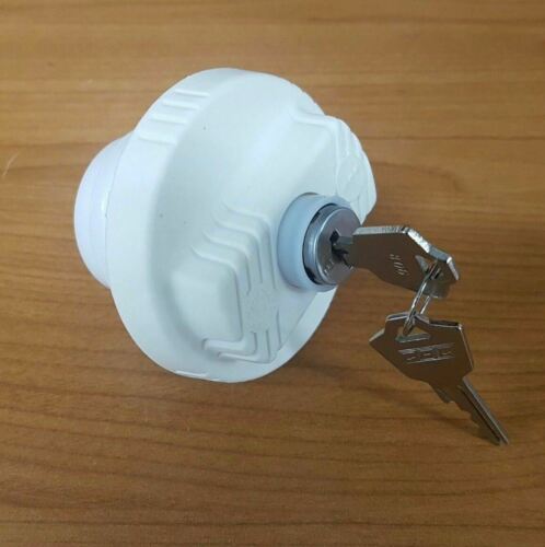 Hume/Alko Water Tank Filler Kit Screw On Locking Cap White