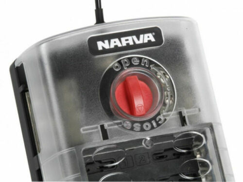 Narva 12 Way Fuse Block Box Holder Blade Dual Battery