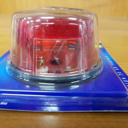 Narva Trailer Lamp Round Red Stop Light With Number Plate Window Retro