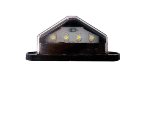 AP AP11845 LED LICENCE PLATE LAMP LIGHT BLACK CARAVAN CAMPER TRAILER MOTORHOME