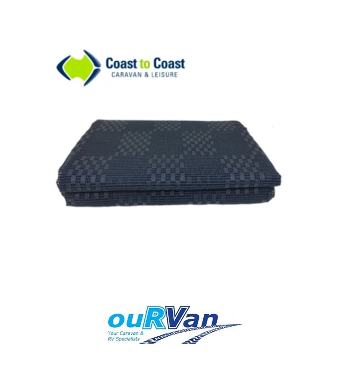 Coast 200-08322 Caravan Annex Floor Matting Mat 4.0m X 2.5m Blue Caravan