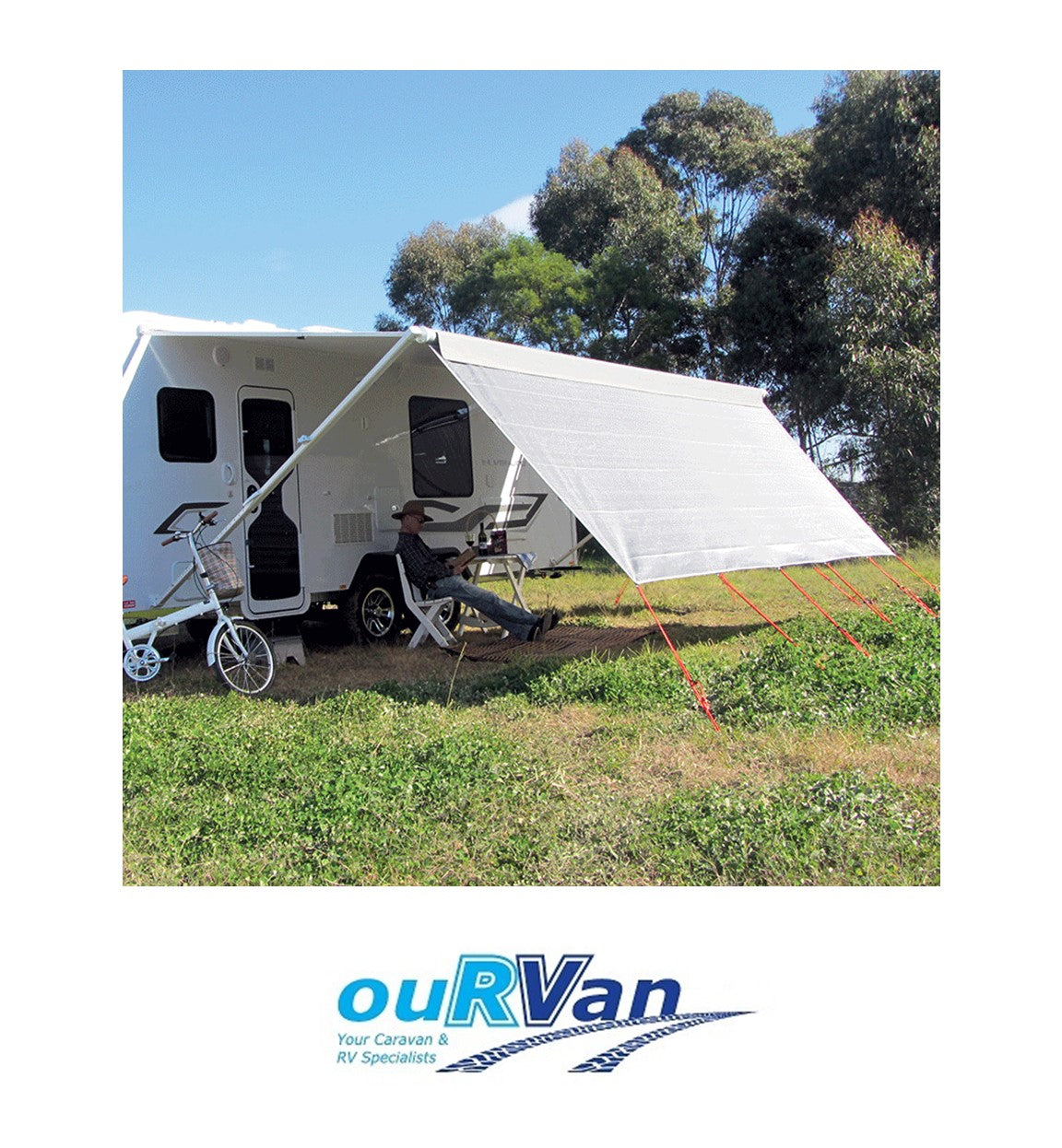 Coast Roll Out Awning Sunscreen 13' Shade Wall 3.4m
