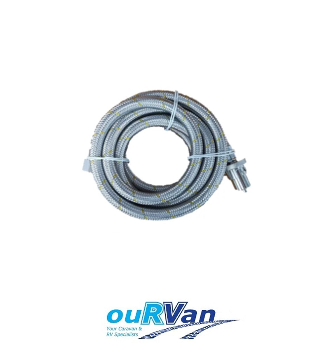 Gas Bayonet Hose To Suit Weber Q And Baby Q 3 Meter Braided 3/8 Sae Fitting Caravan