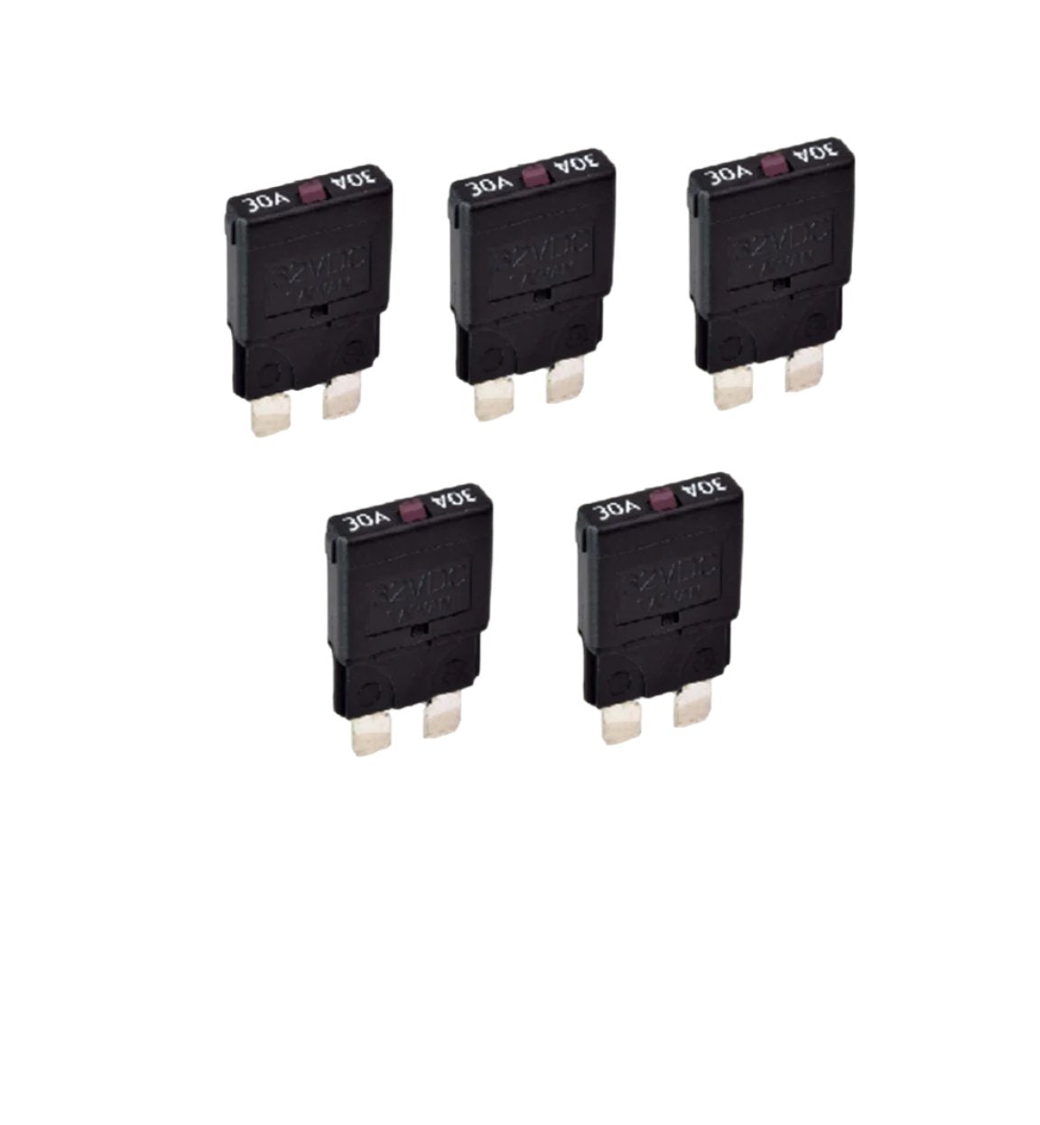 Narva 30 Amp Manual Reset Plug In Circuit Breaker (Pack Of 5) 55730