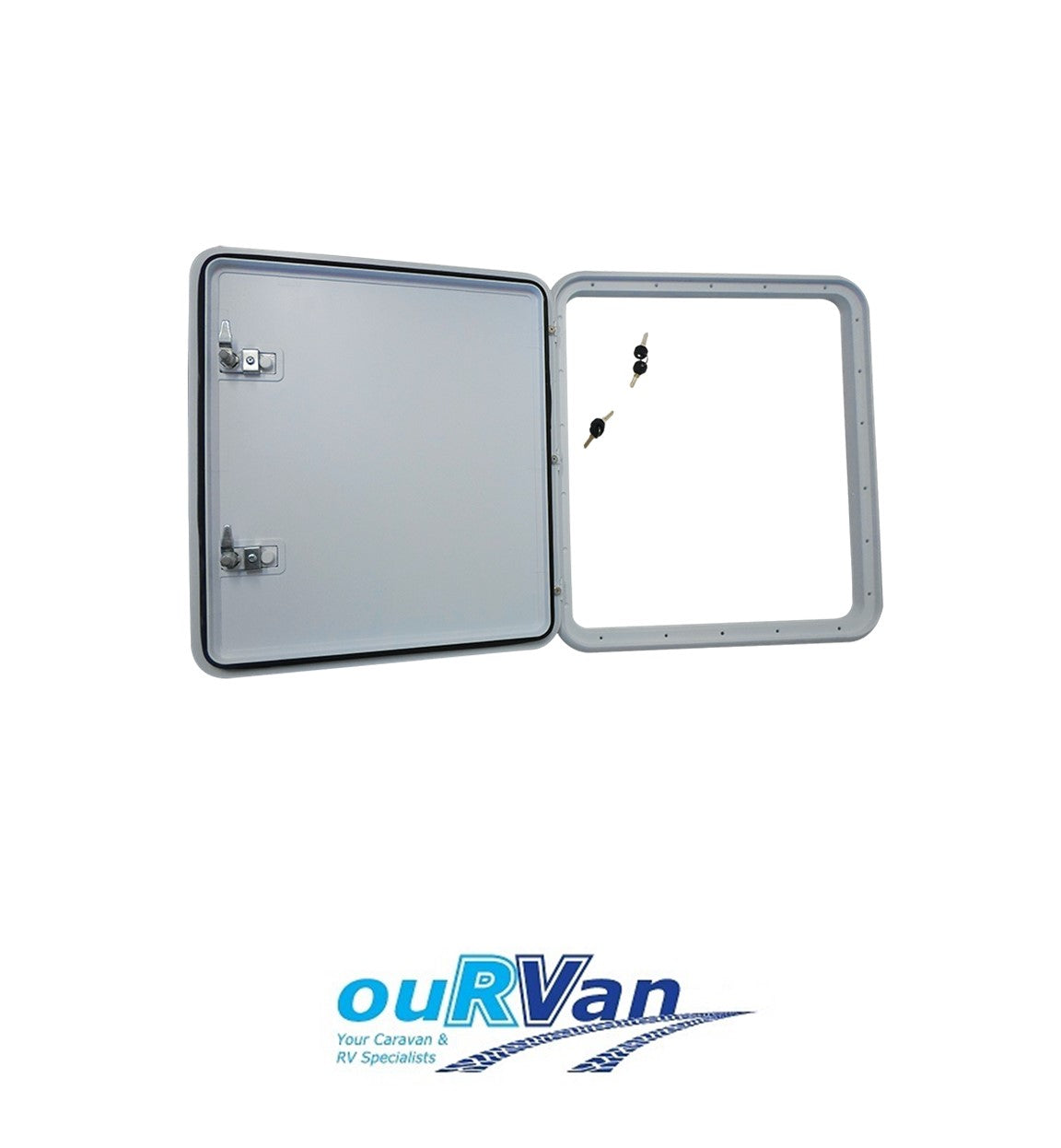 COAST Access Door 4 White 566 x 631 - M500-130 - Caravan Motorhome RV